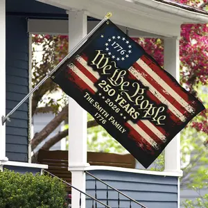 We the People 250 Years Flag |   1776-2026 250th Independence Day Custom Family Patriotic USA Garden Decor