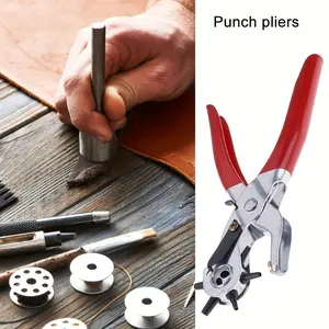 Belt Punch Perforator Eye Punch Rotary Sewing Machine Bag Setter Watch Belt Home Leather Punch Belt Punch Pliers