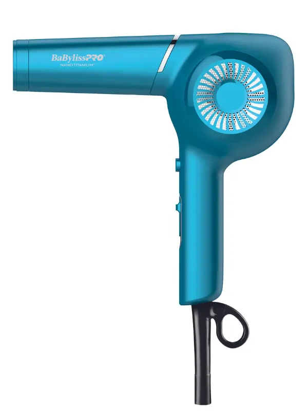 BaBylissPRO Nano Titanium Blue Classic Pistol Hair Dryer #BNT5175UC