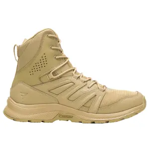 Bates Mens Rallyforce 7 Inch Slip Resistant Soft Toe  Work/Duty - Beige