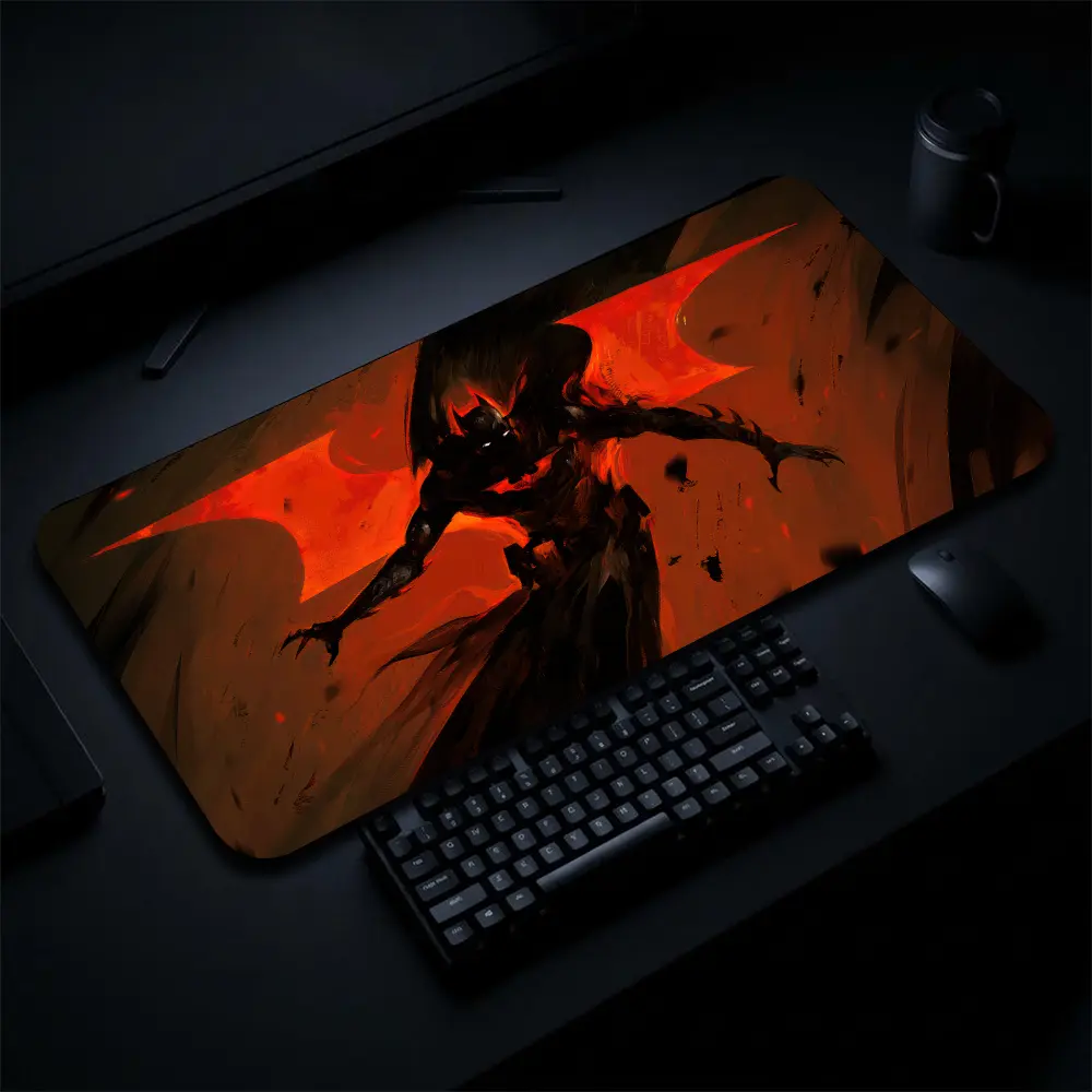 Collection Bat Beyone Gaming Mouse Pad Personal, Custome, Anime Desk Mat Extended Keyboard Pad Waterproof Non Slip Rubber Base Large Mousepad for PC Gamer Setup Desk Accessories 40x21 Inch,Office Gifts, Decor desktop