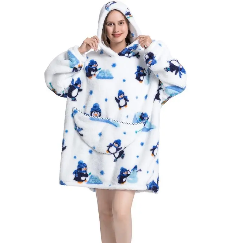 Oversized blanket hoodie, soft and wearable giant sports shirt with sleeve pockets, casual neutral winter clothing, Halloween, women's clothing Oversized blanket hoodie, soft and wearable giant sports shirt with sleeve pockets, casual neutral winter clothing, Halloween, women's clothing