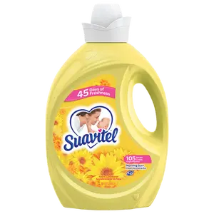 Suavitel Suavizante and Acondicionador de Telas Liquid Morning Sun Fresh Aroma 105 oz 105 Loads for 45 Days of Freshness