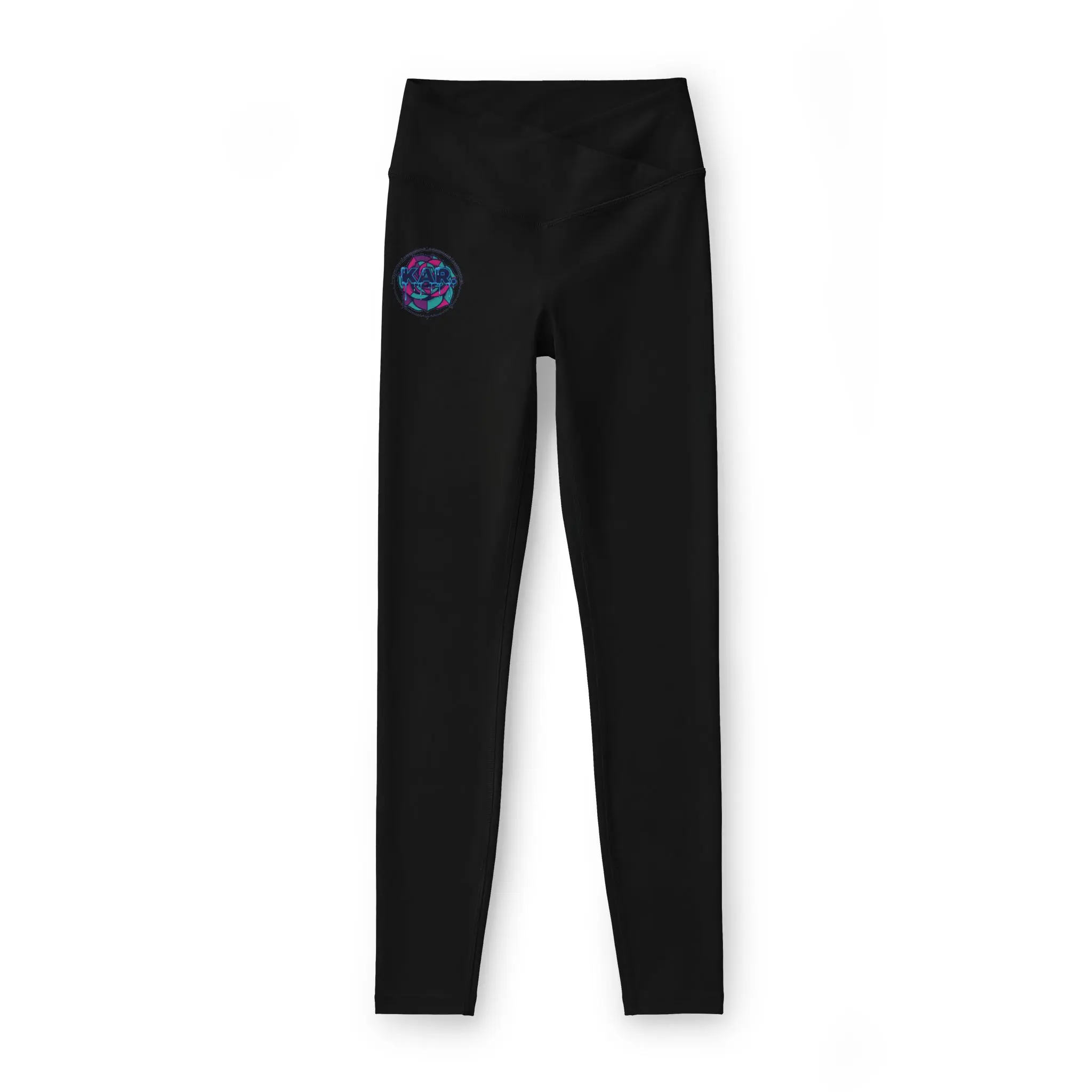 Colorful Galaxy Moon Leggings | Black  Pants