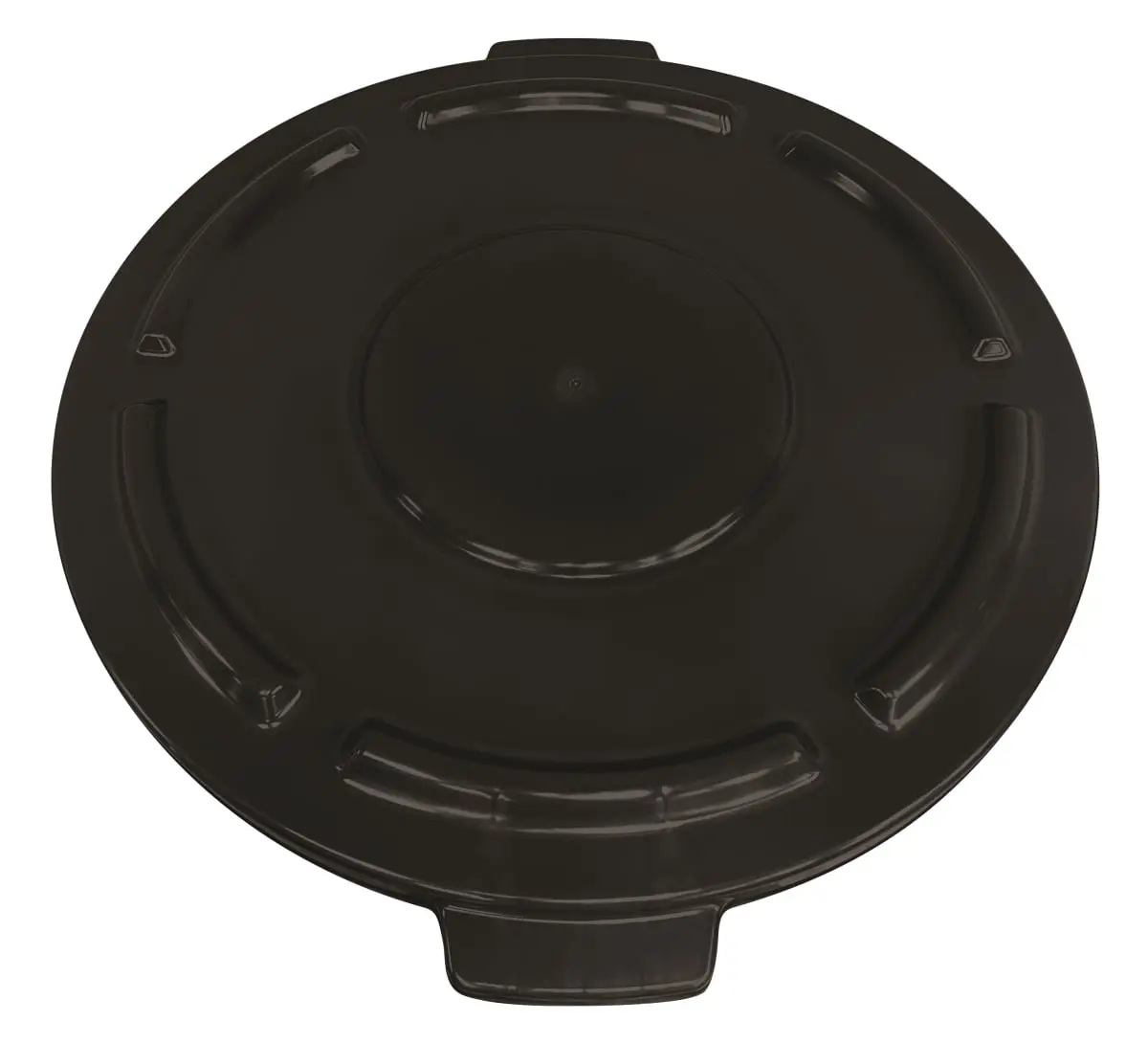 Quantum Storage CTC-L32BK Food Safe NSF Certified Heavy-Duty 22" Dia. Polyethylene Lid for 32-Gal Trash Cans, Black