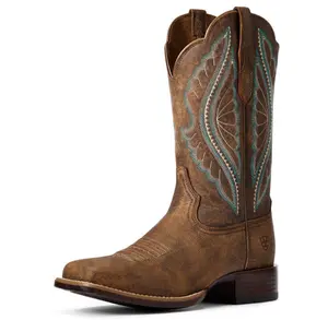 ARIAT- WOMEN’S PrimeTime Western Boot (TACK ROOM BROWN )