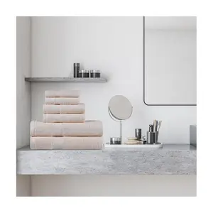 Superior Egyptian Cotton 6-Piece Kendell Absorbent Towel Set