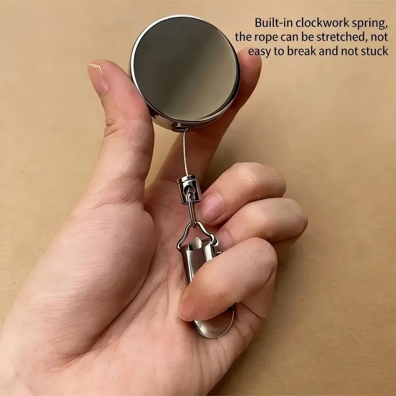 3PCS Multifunctional Expandable Hook Kitchen Towel Hanging Rope, Automatic Bounce Back Extendable Hook, No Drilling Bath Towel Fixed Hook