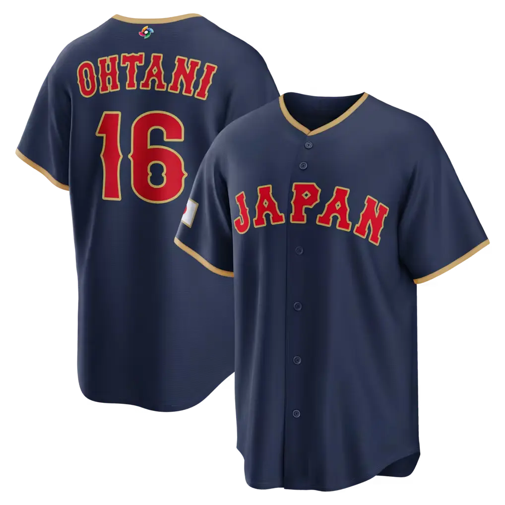 Unisex Baseball Collections Inspired by Team Ohtani Player 2026 World Baseball Classic Home Stadium Jersey - Navy