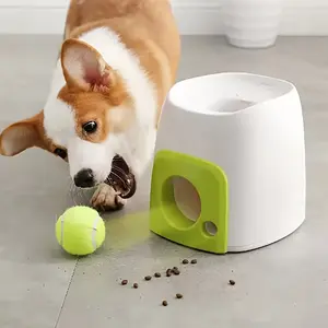 1pc Pet Ball Toy, Dog Tennis Ball, Food Reward Machine Thrower, Interactive Therapy Slow Feeding Toys For Cats And Dogs