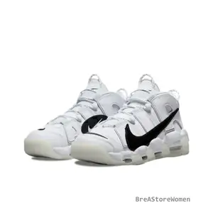 Air More Uptempo '96 Copy & Paste White — Stylish, Comfortable, Trendy, Versatile, Non-Slip Casual Sports Sneakers