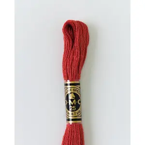 DMC Embroidery Stranded Thread - Six-Strand Embroidery Floss - 22 - Ruby