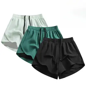 Women’s Summer Shorts 3-Pack – Fashionable, Versatile Outdoor Casual Athletic Shorts with a Faux Two-Piece Design