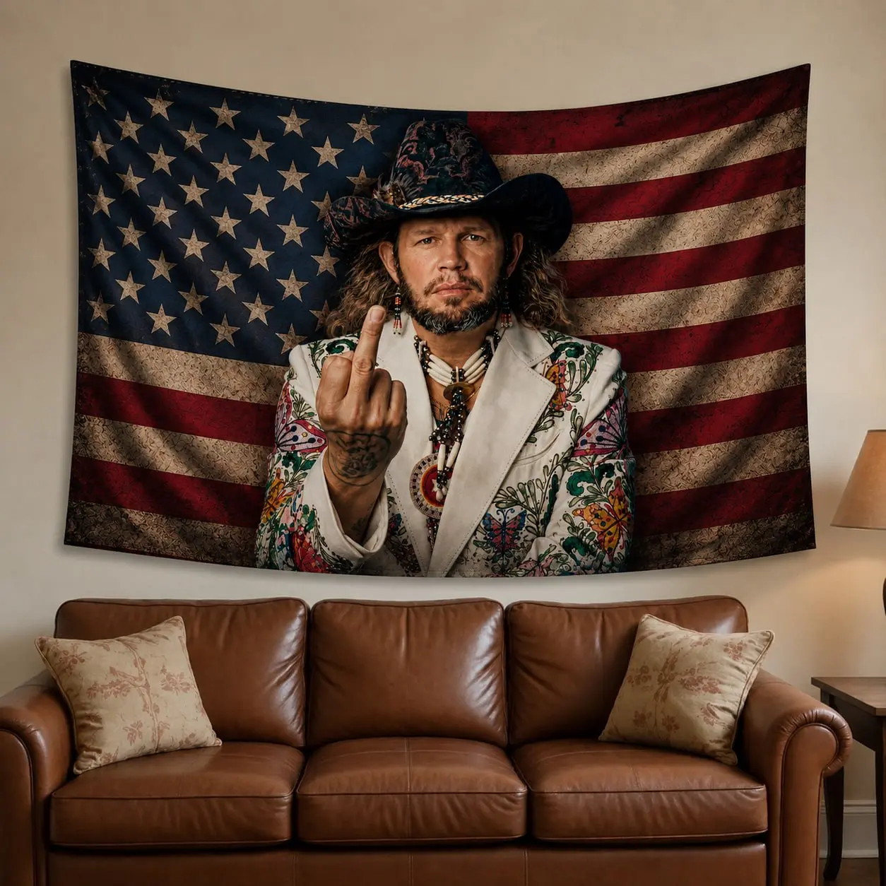 David Allan Coe Music Flag , 250th Anniversary Flag Usa, Home Decor, Gift For Men and Women