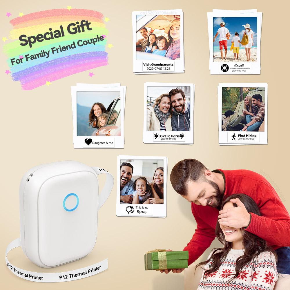 Portable P12 Mini Label Printer Portable P12 Mini Label Printer