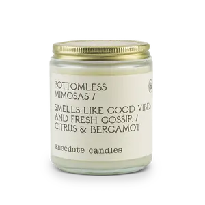 {Anecdote Candles} Coconut Soy Wax Blend Candle :: Bottomless Mimosas :: Citrus & Bergamot