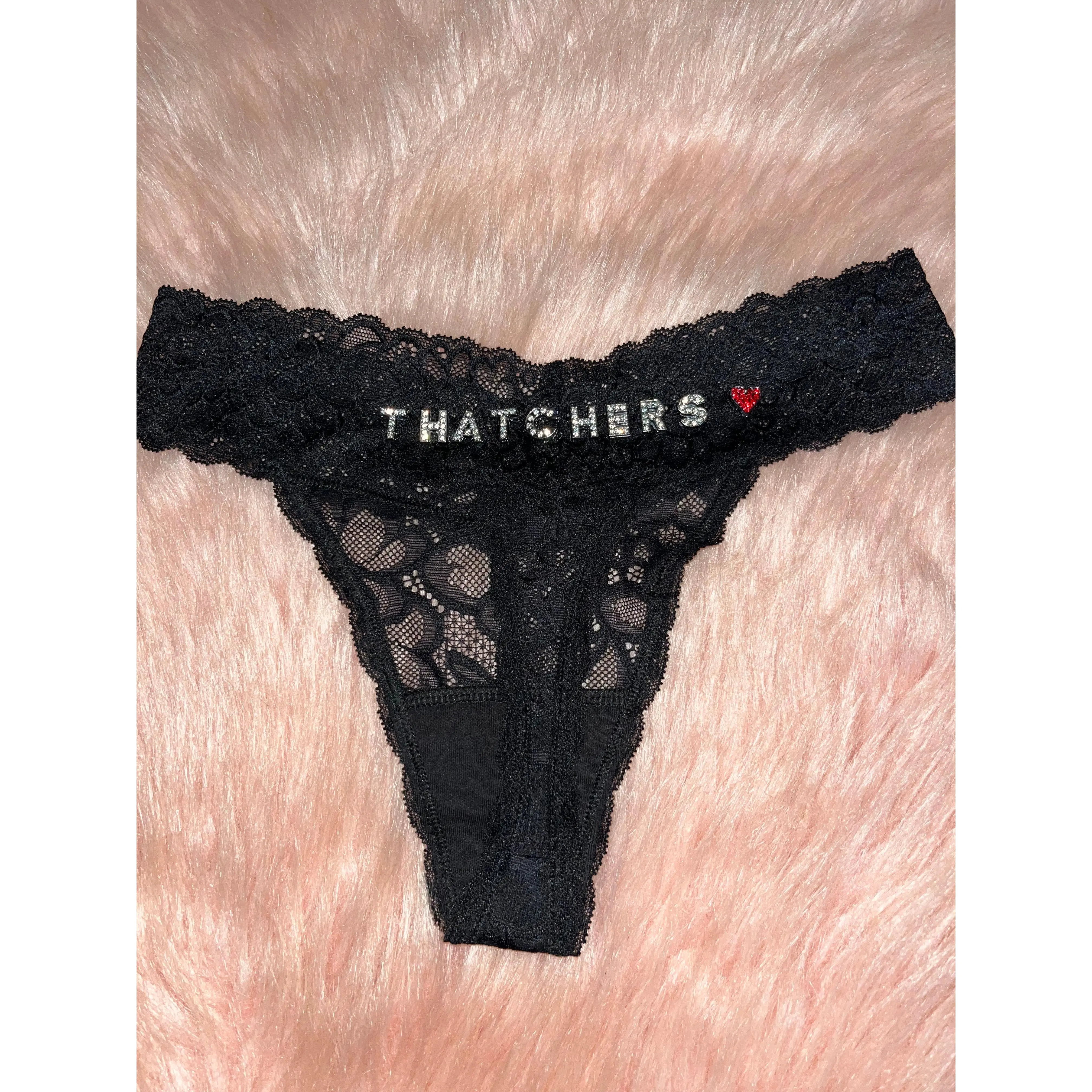 Lace Customized Thong Lace Customized Thong