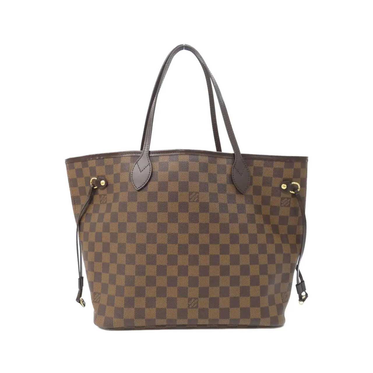 Pre-owned Louis Vuitton Canvas Tote Bags Neverfull Damier Bag
