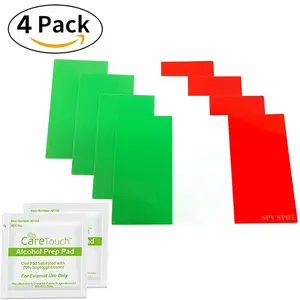 Spy Spot Italian Flag Decal Vinyl Sticker 4" x 2.5" Weatherproof Set of 4