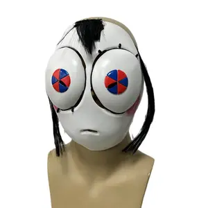 Halloween Pamni Clown Mask - Magical Digital Circus Anime Cosplay Light Hat, Lightweight Comfortable Face Covering Accessories