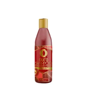OURO Red Toning Shampoo for Red & Copper Tones 8.45 oz Hair Moisturizing Formula Protects Color Restores Shine Soft Manageable Hair