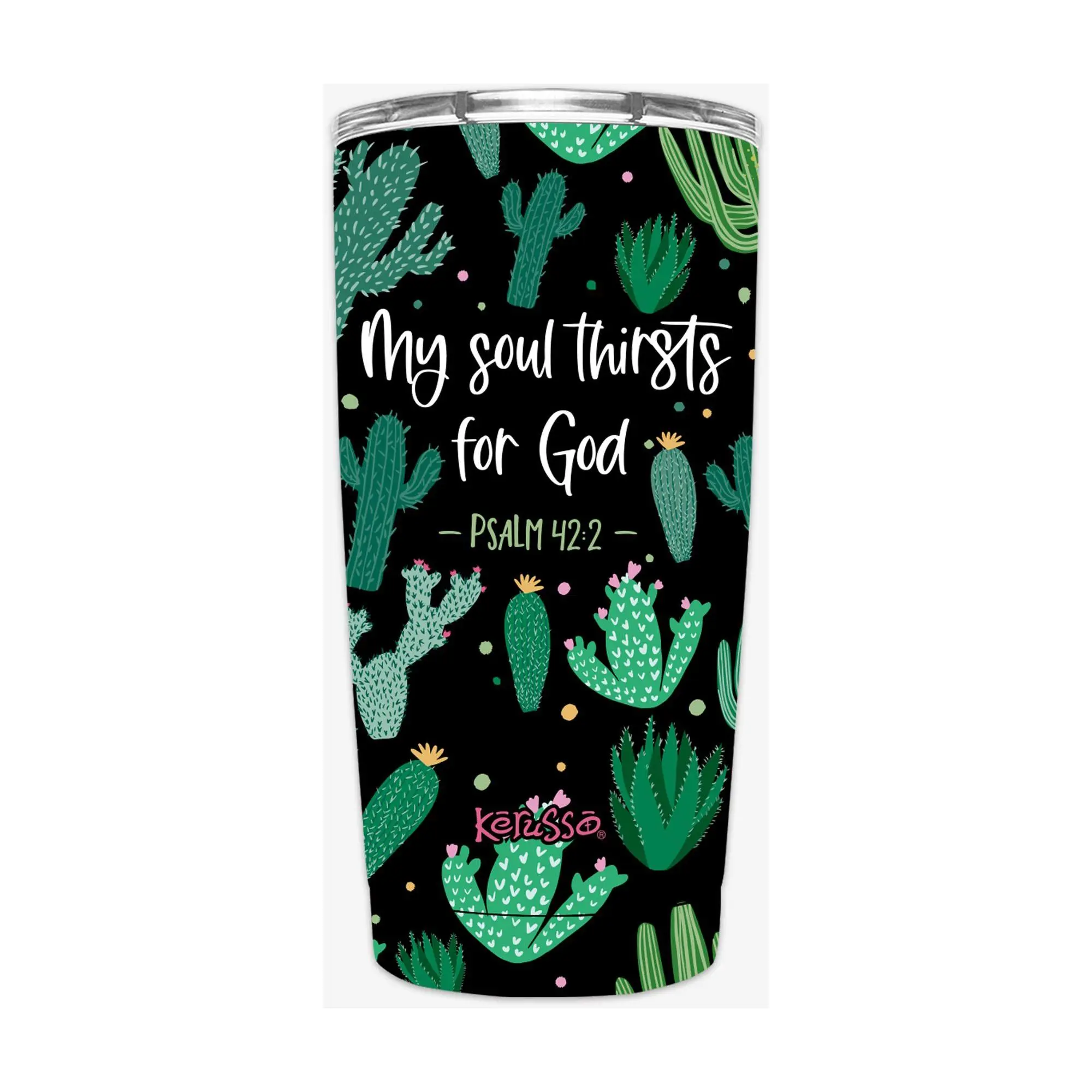 Kerusso 20-oz Dual Wall Tumbler - Cactus