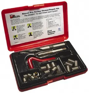 Recoil Thread Repair Kit - Free-Running, Screw-Locking, 0.246 in Locking Insert Length, Model 33586
