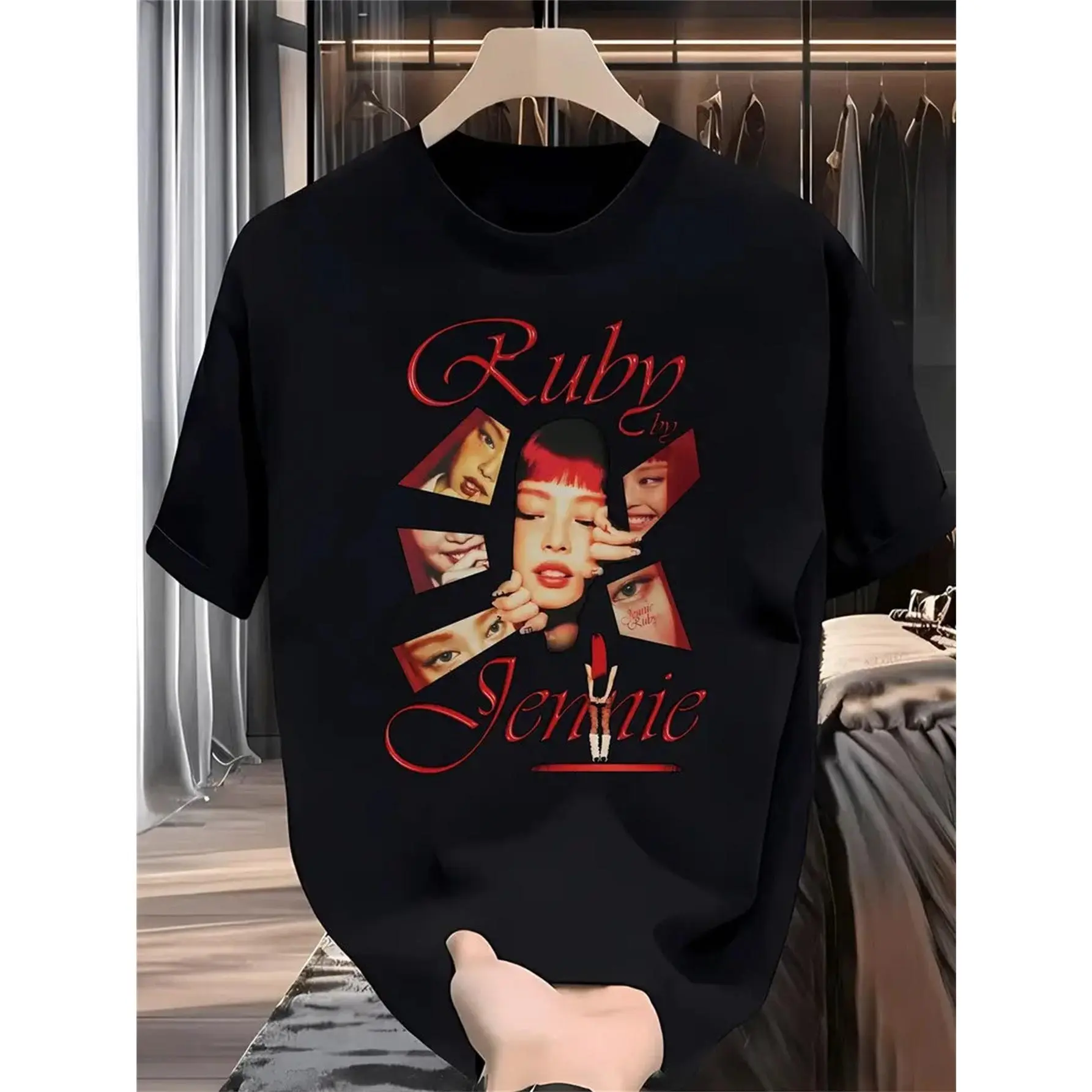 JENNIE ジェニ Ruby Tシャツ jennie ruby tshirt - TikTok Shop