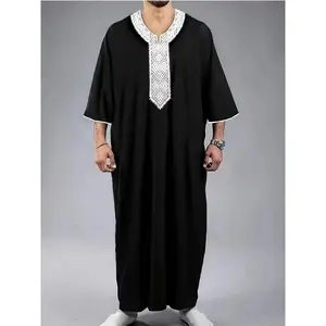 Men's White Lace Vintage Robe