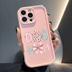 Dog Lover Case for iPhone 17 Air 16 16e 15 14 13 12 11 Pro Max Plus X XS Soft Matte TPU Armor Lens Protection Rugged Phone Back Cover Shockproof Drop Protection Holiday Gifts