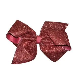 Large Pink Glitter Bow