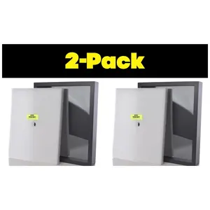 Shart Original T Shirt Frame Display Case 2-Pack (Black)