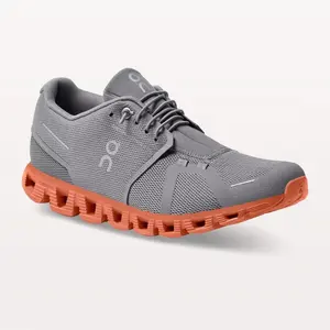 New On Men Cloud 5 Shoes, Zinc & Canyon