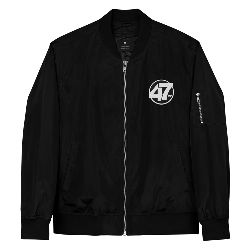 47er Premium recycled embroidered bomber jacket