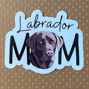 Labrador Breed Dog Mom Sticker
