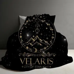 Velaris Blanket, ACOTAR Merch, The Night Court, A Court Of Thorns and Roses Gifts, SJM, City Of Starlight Plush Throw, Bookish Gifts For Her