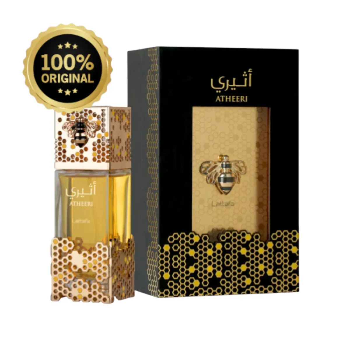 Lattafa Atheeri Unisex Eau De Parfum (EDP) Spray - 100ML (3.4 Fl Oz) Floral Scent Perfume, Long-Lasting Sophisticated Floral-Fruity Fragrance with Passionflower, Orchid, Vanilla, Jasmine Notes (3 to 3.9 fl oz)