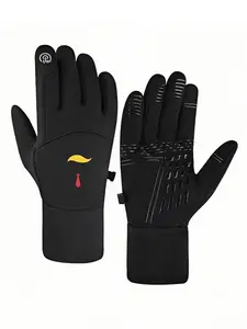 1pc with  Pastel Pink Taco Lettering Mexican Food Lovers Taco PartyCinco de Mayos Festival winter gloves running gloves Touch Screen cold proof Daily Use Adults Cozy winter gifts Trendy Comfortable Stylish Premium Quality