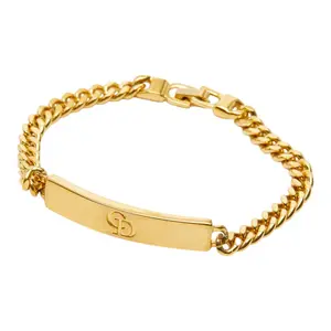 Pre-owned Dior Other Small Leather Goods CD Logo Bracelet