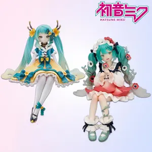 Hatsune Miku Anime Figure Toys Flower Fairy Collection Series MIKU Cute Cartoon PVC Action Figurine Model Doll Kid Birthday Gift