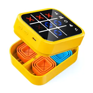 Portable Electronic Tic Tac Toe Game,Upgraded 5 Fun Brain and Memory Games,Rechargeable handheld game console,Educational Toy for Home Entertainment & Party,TikTokShopBacktoSchool