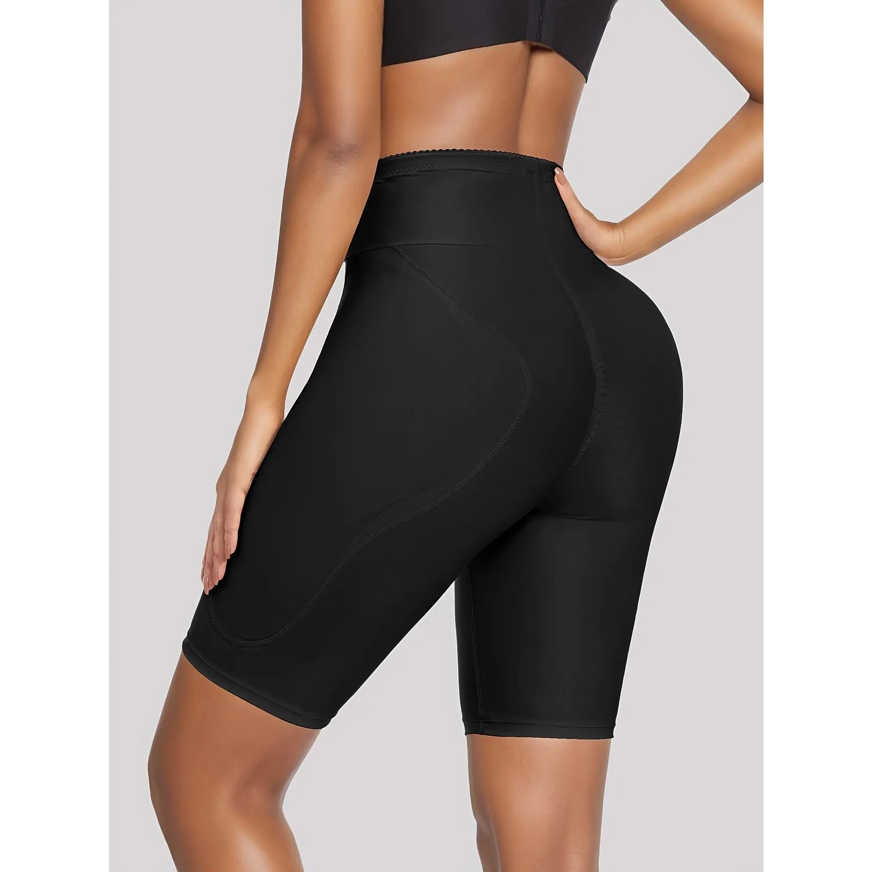 CORSELET Hips And Butt Padding Panty Thigh Side Hips Padding Butt Enhancer Underwear High Waist Pants Women Plus Size Padded Panty With Foam Pads Panty With Padding Butt And Hips