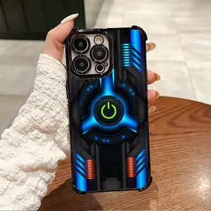 E-sports Unique pattern multi-color border design Aesthetic Electroplated TPU Casing For iphone 16 15 14 13 12 11 X XS PRO PLUS MAX Four Corners Anti-Fall Transparent Casual Soft Silicone Phone Cases L1078 Shockproof  Cover Protection Cellphone Protective
