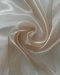 Nude Crystal Organza