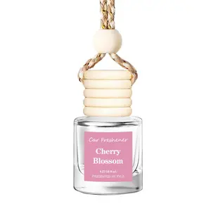 Car Air Freshener Diffuser, Car Interior Diffusers, Hanging Air Freshener Diffuser, Cherry Blossom Fragrance Oil, Long Lasting Fragrance, Liquid Form