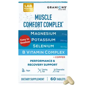 Muscle Comfort Complex – Magnesium, Potassium, B Vitamins & Minerals – 60 Tablets