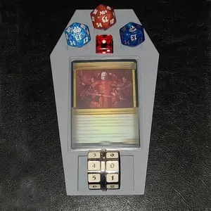Mtg Commander Tray - Coffin Vampire or Zombie Commander Area, Card Game Accessories, Paper Material, Perfect for Mtg Players