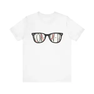 Women's Classic Seamless Short-Sleeve Graphic Baseball Top, "For-Ever Sandlot" Design, T0408 Father's Day Gift