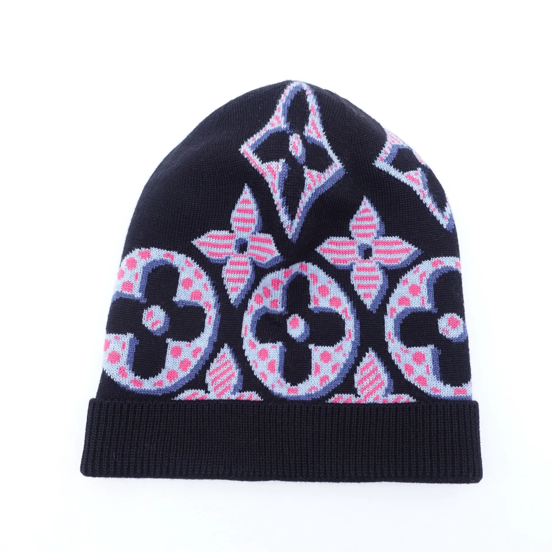 Pre-owned Louis Vuitton Monogram Blue Wool Hat T10405641