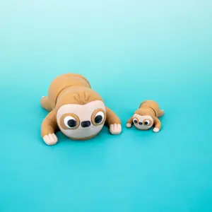 Sloth Pocket Pal 3D Printed Animal Fidget Figurine
